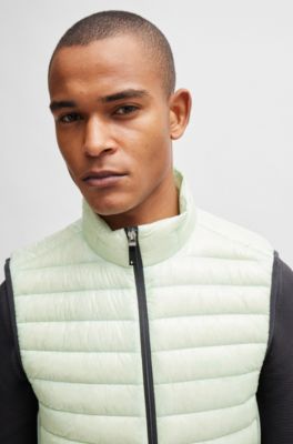 BOSS Lightweight waterrepellent gilet with down filling