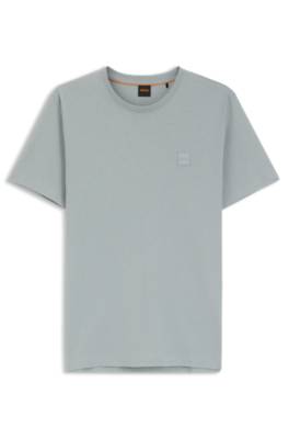 Boss Cotton-jersey T-shirt with logo patch herr – bild 4