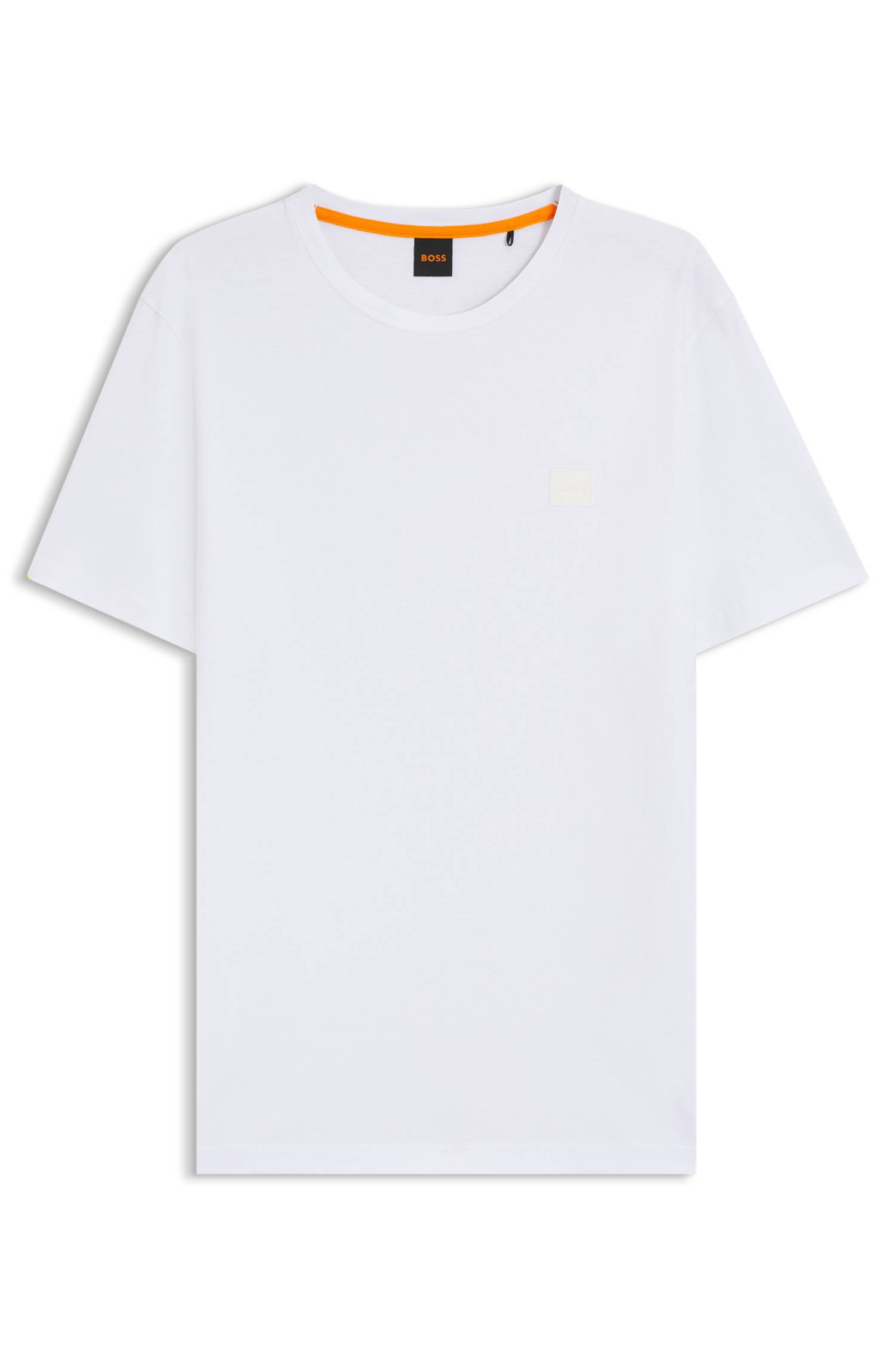 Boss Orange Tales Herrar T-shirt i bomullsjersey med logotypmärke NOS – bild 6