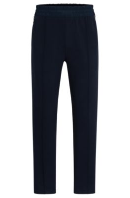 BOSS Porsche x BOSS stretchcotton tracksuit bottoms with mixed materials