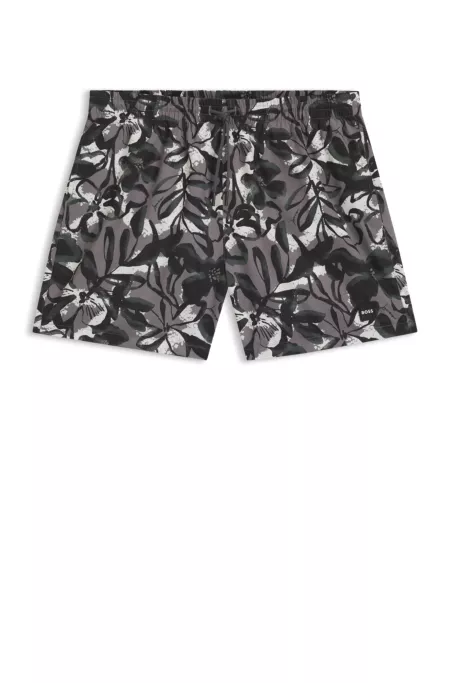 Printed swim shorts