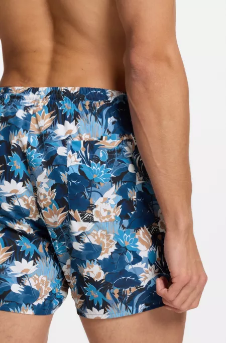 Swim shorts with all-over print