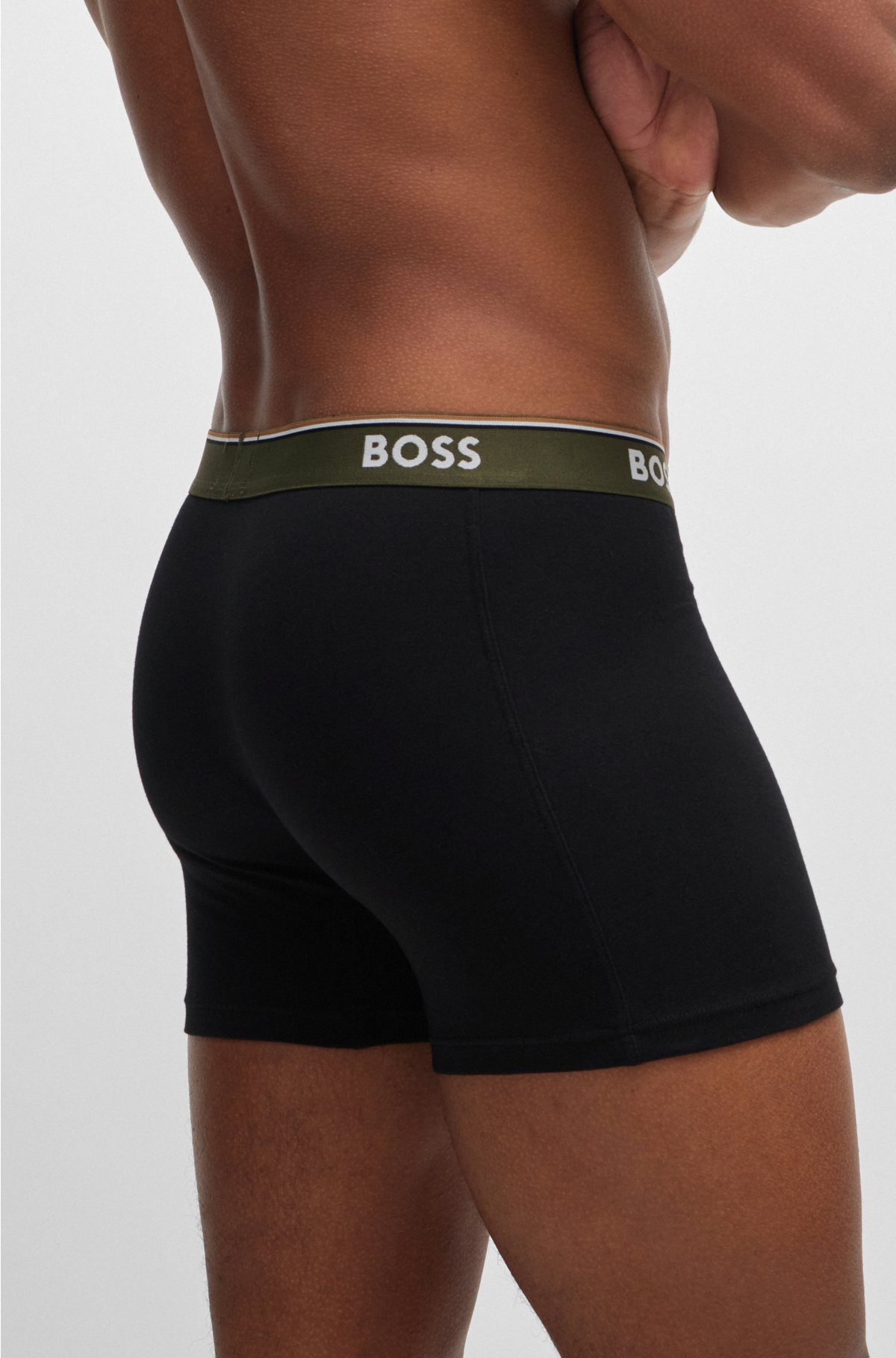 HUGO BOSS COTTON STRETCH BOXER BRIEF 3 PACK – Miltons - The Store for Men