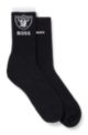 BOSS x NFL two-pack of cotton-blend short socks, Raiders