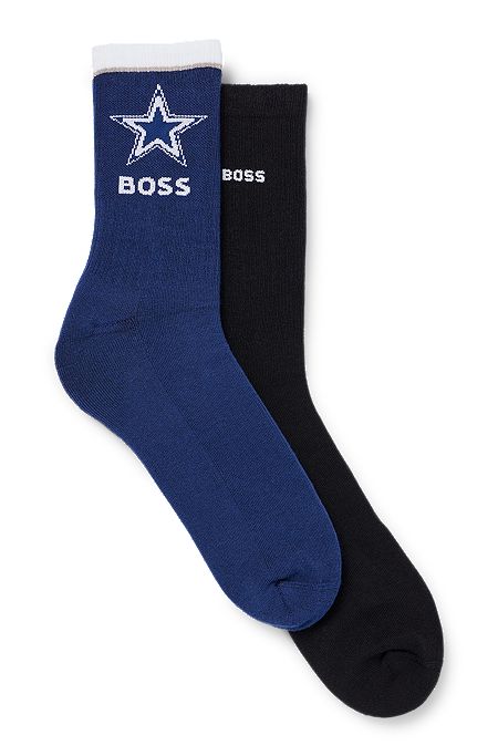 BOSS x NFL Zweier-Pack kurze Socken aus Baumwoll-Mix, Cowboys