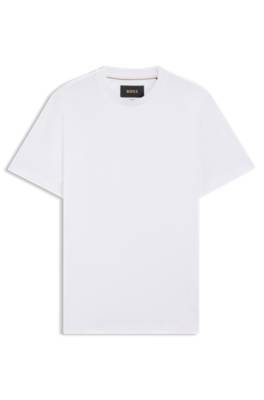 Crew-neck T-shirt in mercerised Supima cotton 2