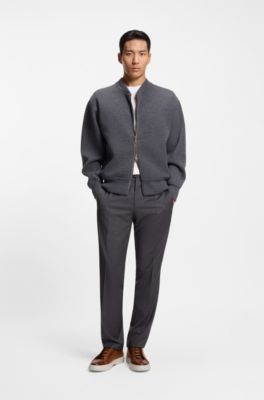 Regular-Fit T-Shirt aus merzerisierter Baumwolle, Wei&szlig;