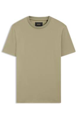 Regular-fit T-shirt in mercerised cotton 1