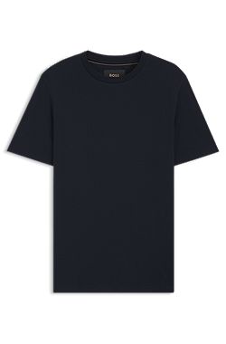 Regular-fit T-shirt in mercerised cotton