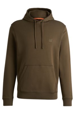 Hugo boss hooded sweatshirt with logo 2025 and reflective detailing