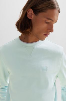 BOSS - Sweat Relaxed Fit En Molleton De Coton Avec Patch Logo