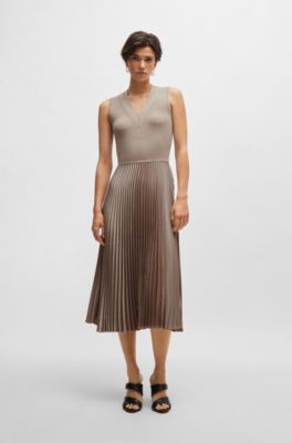 Stylish Beige Summer Dresses for Women by HUGO BOSS