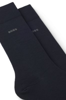 Calze in misto lana in confezione da due, Blu scuro