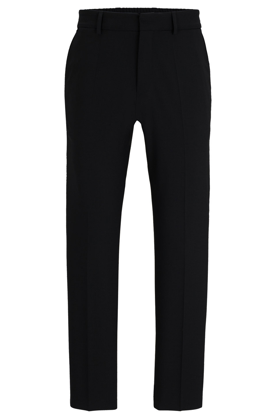 BOSS - Slim-fit trousers in a performance-stretch wool blend