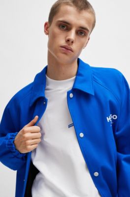 Sleeveless T-shirt in cotton jersey with logo patch, White