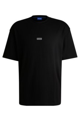 T-shirt Loose en coton avec logo artistique au dos