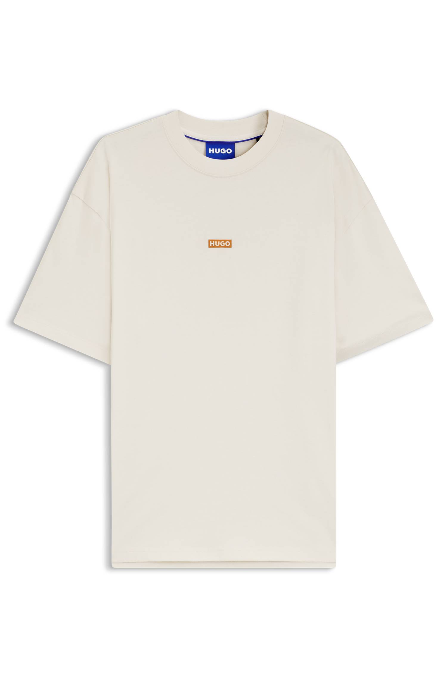 Hugo Loose-fit T-shirt in cotton with rear logo artwork herr – bild 4