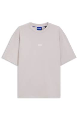 Loose-fit T-shirt in cotton with rear logo artwork 4