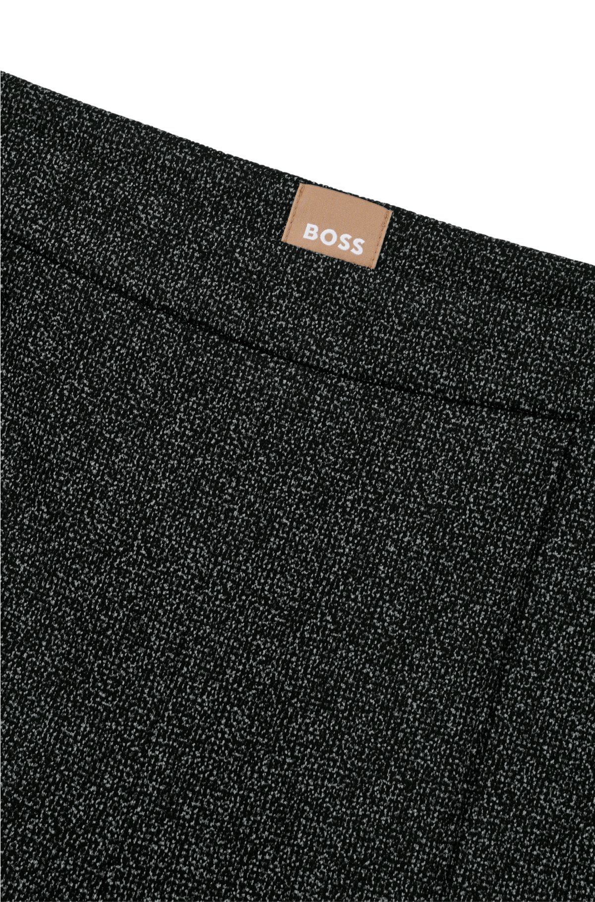 Slim-fit high-rise trousers in stretch jersey, Dark Grey