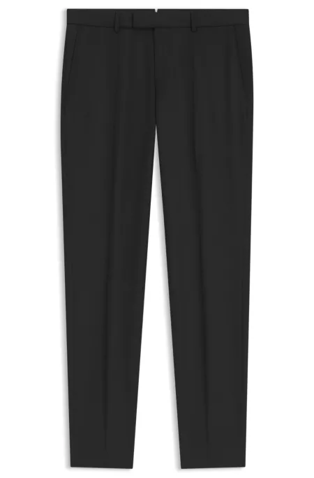 Slim-fit trousers in stretch virgin wool