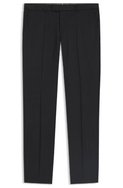 Slim-fit trousers in stretch wool