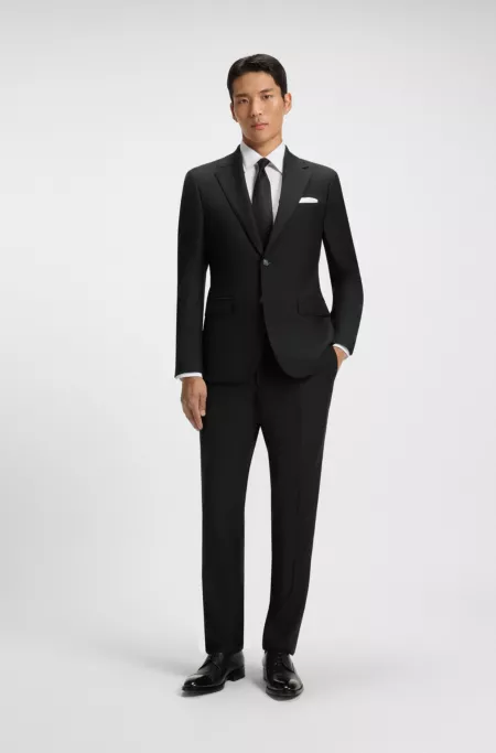 Veste Regular en laine stretch