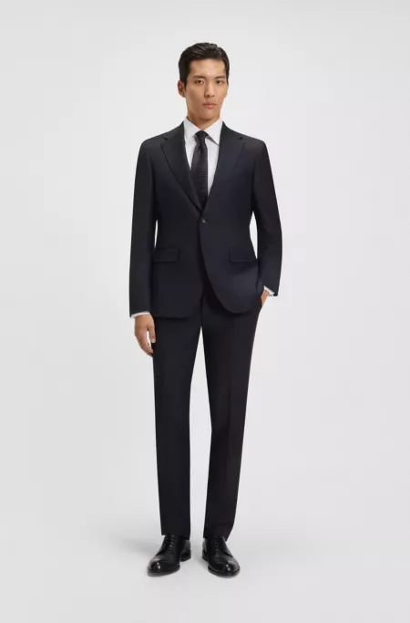 Veste Regular en laine stretch