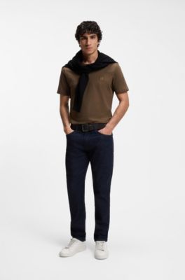 Maine Jean Regular en denim stretch bleu fonc&eacute;, Bleu fonc&eacute;