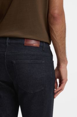 Maine Jean Regular en denim stretch bleu fonc&eacute;, Bleu fonc&eacute;