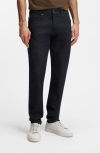 Maine Jeans regular fit in comodo denim elasticizzato blu scuro, Blu scuro