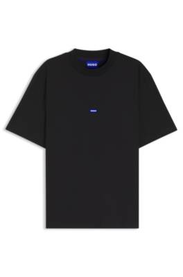 Hugo T-shirt 'Nieros' ljusblå / svart herr – bild 5
