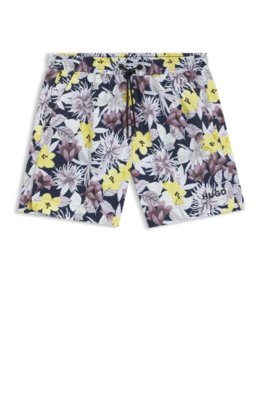 Hugo Quick-dry swim shorts with all-over print herr – bild 3