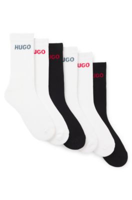 6-pack socks, White / Black