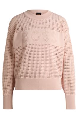 23AW✨ドゥーズィエムクラス Slit Sleeve Knit P/O ピンク LOOSE FIT SOFT KNIT SWEATER - GUM PINK – TJ Bailey's