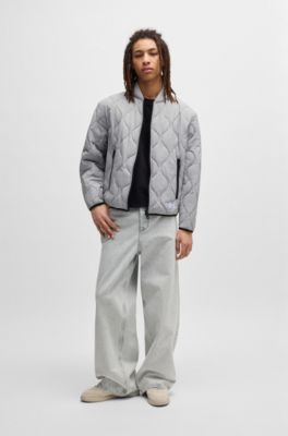 HUGO BOSSグレーMenジャケットーコート