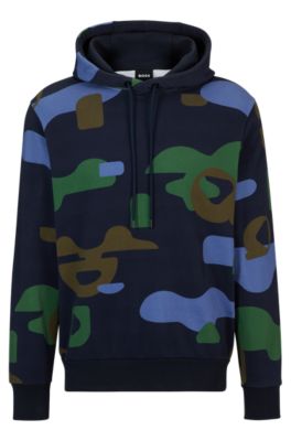 Hugo boss camo clearance hoodie