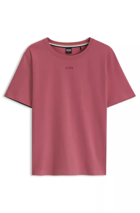 Pyjama-T-Shirt aus Stretch-Baumwolle