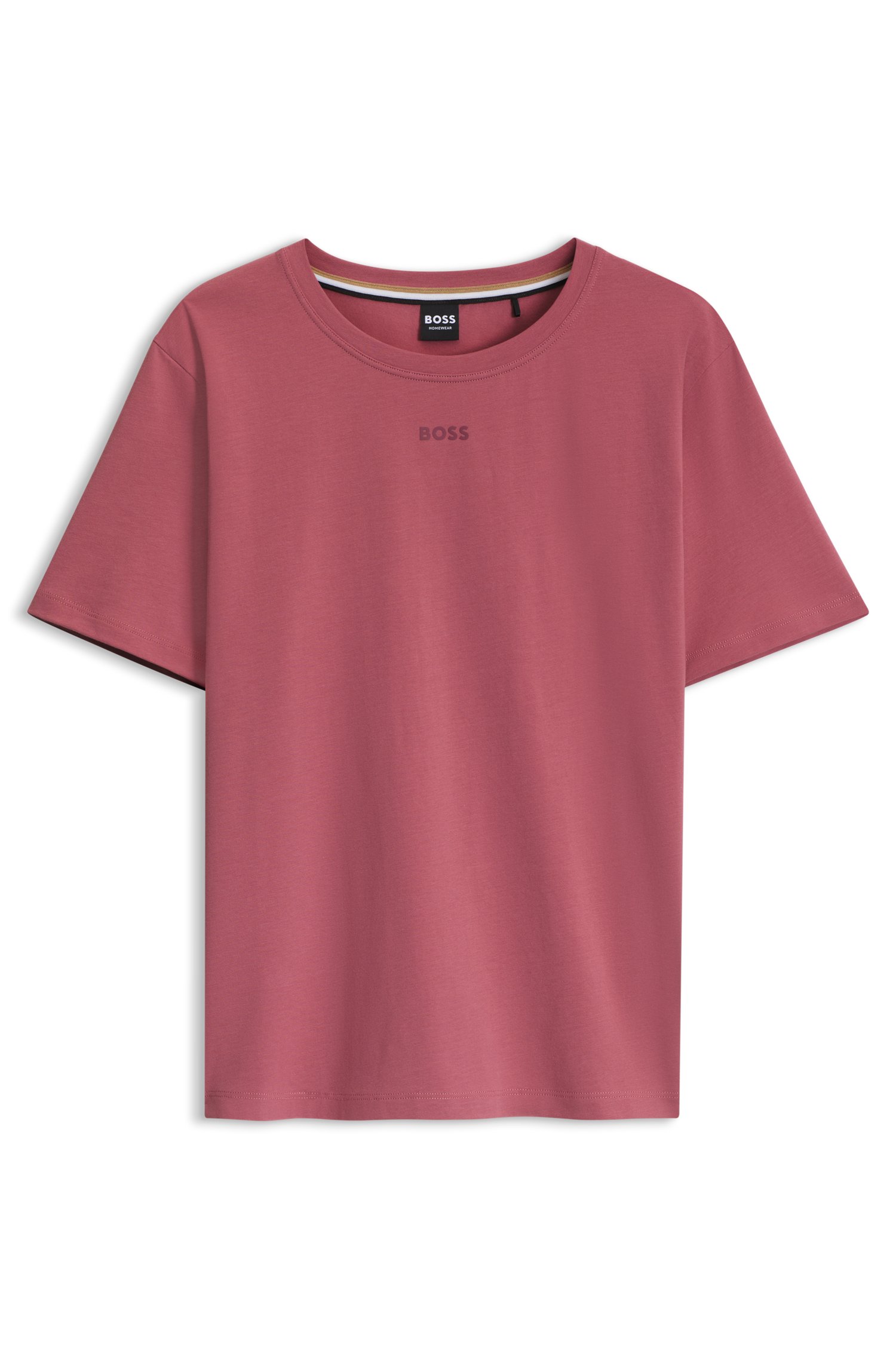 Boss Stretch-cotton pyjama T-shirt dam