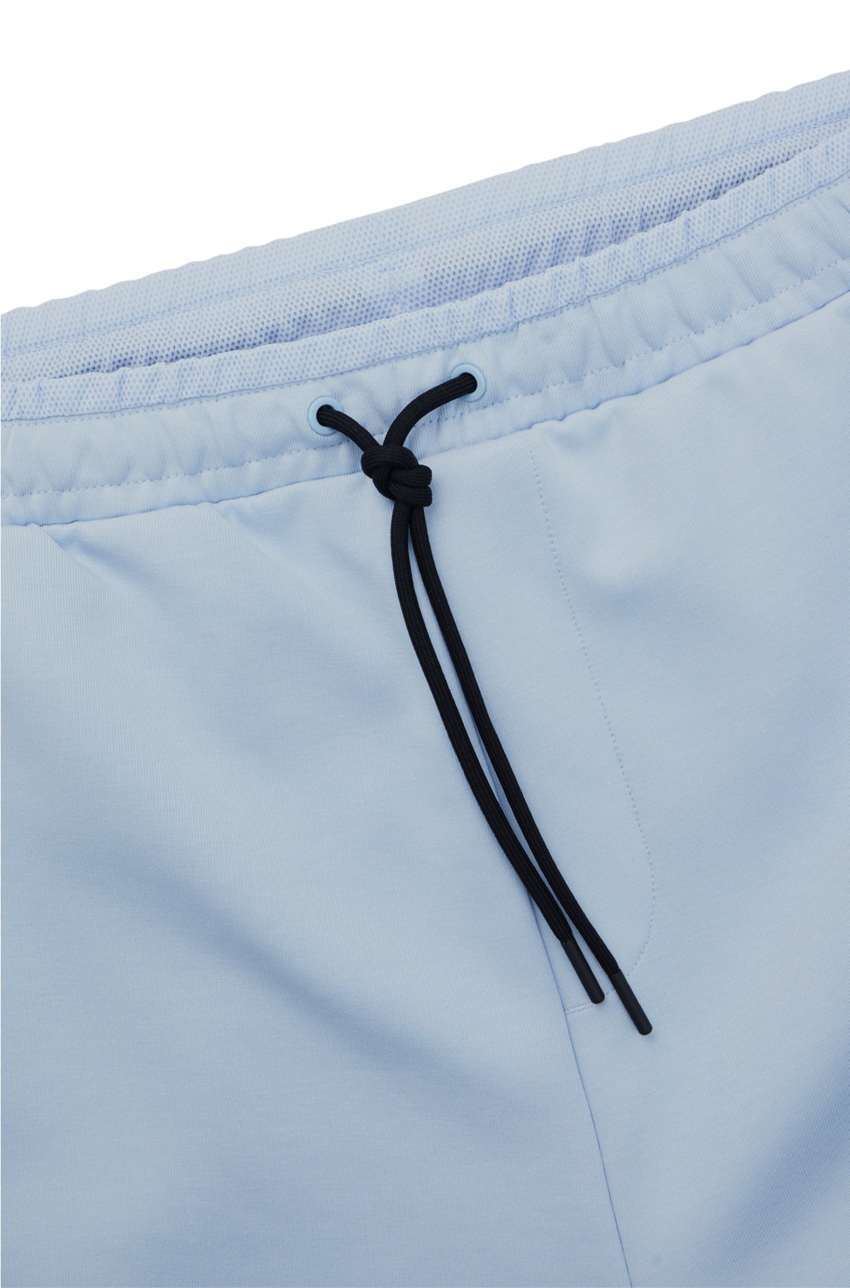 Cotton-blend tracksuit bottoms with 3D-moulded logo, Light Blue