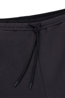 BOSS - Jogginghose mit unversäuberten Säumen und erhabenem 3D-Logo 