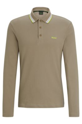 Hugo boss store long sleeve polos