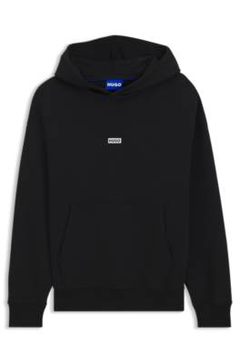 Cotton-terry loose-fit hoodie with logo details 4