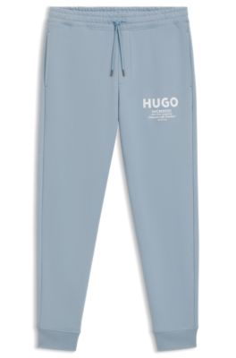 【Hugo Boss】 コットンテリートラックスーツボトムス HUGO - コットンテリー トラックスーツボトムス ロゴプリント