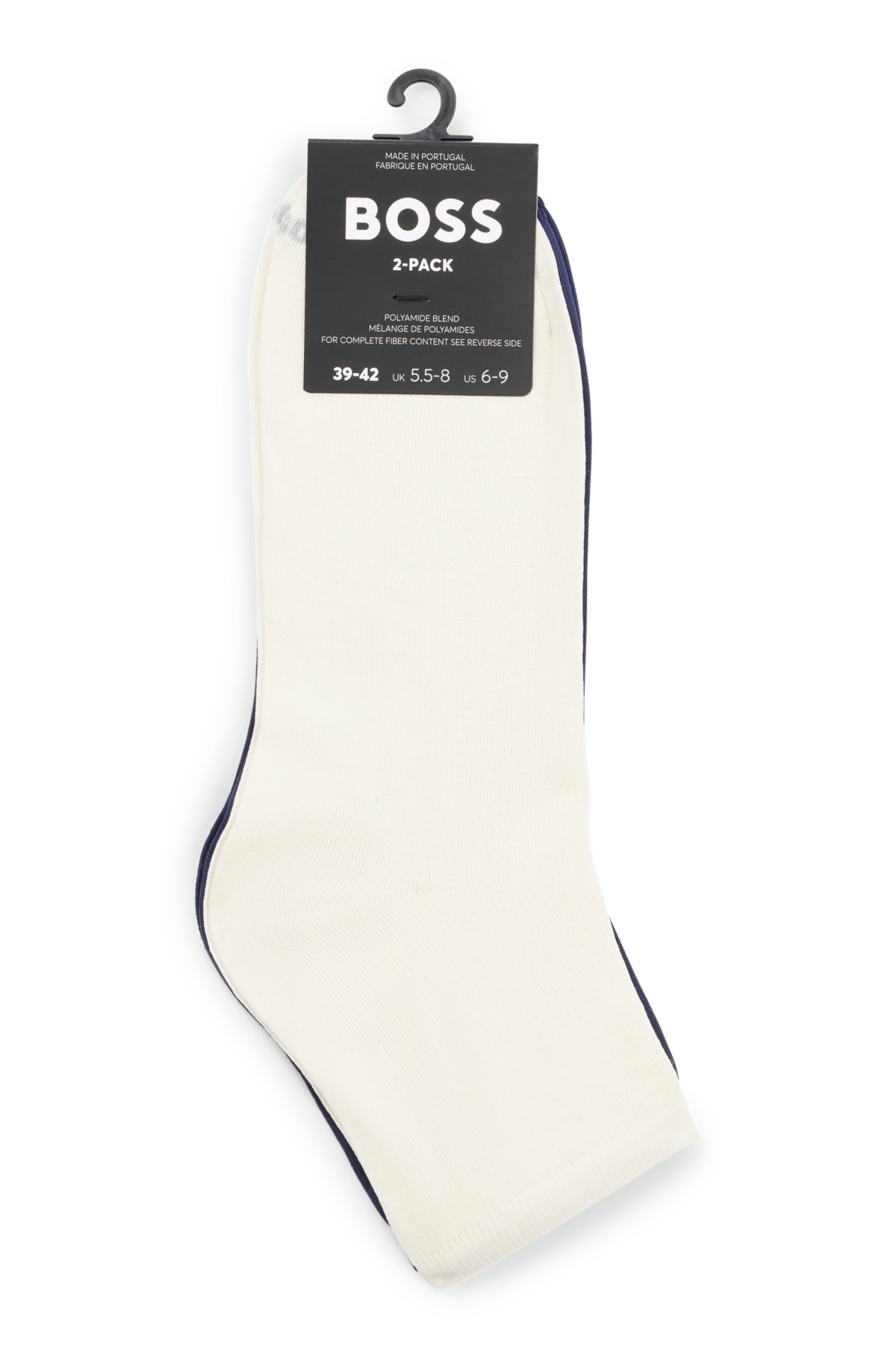 Two-pack of short-length socks in microfibre, Assorted-Pre-Pack