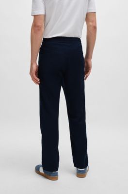 BOSS - Tapered-Fit Hose aus Leinen-Mix
