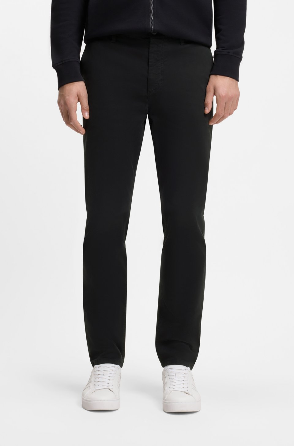 Tapered-fit chinos