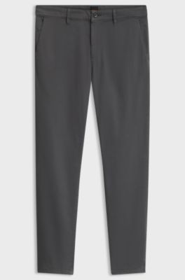 Tapered-fit chinos, Dark Grey