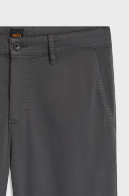 Tapered-fit chinos, Dark Grey