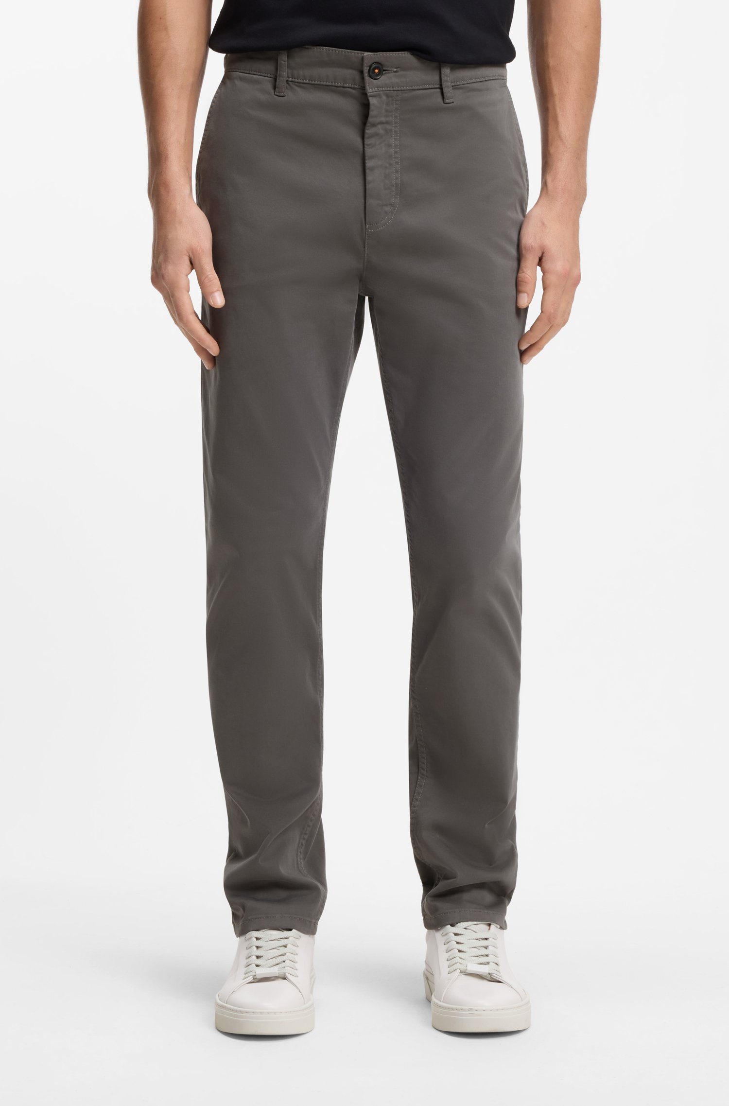 Boss Tapered-fit chinos byxor herr