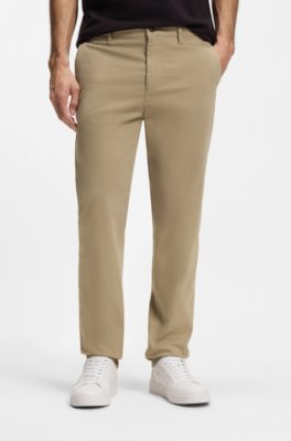Tapered-fit chinos